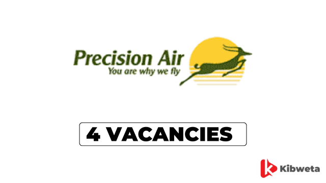 4 Vacancies Open at Precision Air Tanzania