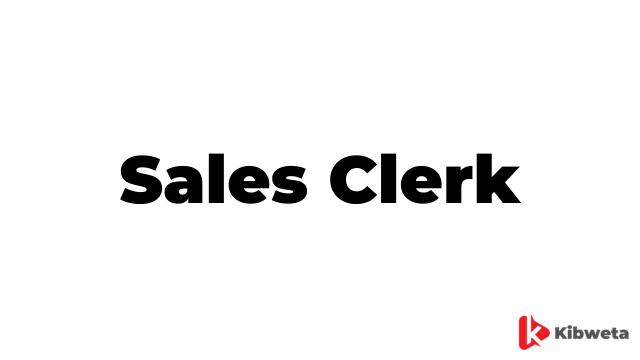 Jobs Description For Sales Clerk