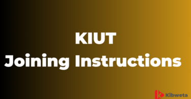 KIUT Joining Instructions 2025/26 PDF Released