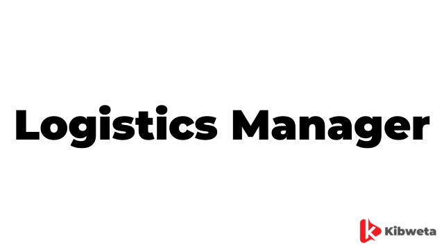 Logistics Manager Jobs Description