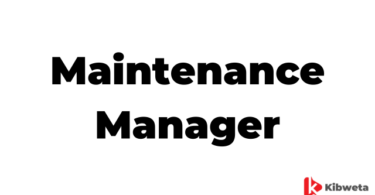 Maintenance Manager Job Description