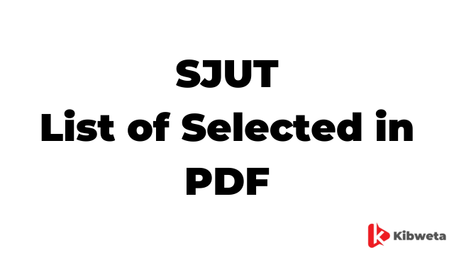 SJUT Selection 2025 Results: How to Check Your Admission Status Easily