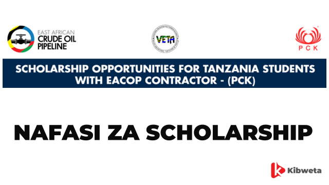 Scholarship opportunities for Tanzania students with eacop Contractor (pck) 2024