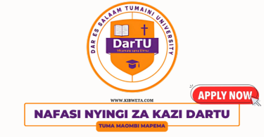 DarTU Hiring In 8 Teaching Positions