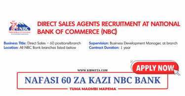 NBC Bank is Hiring 60 Direct sales Agent