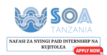 SOA Tanzania Hiring Paid Internships and Volunteers