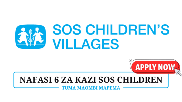 SOS Children’s Villages Tanzania Hiring In 6 Positions