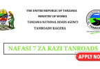 TANROADS Kagere Vacancies 2025