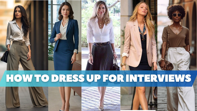 how to dress for an interview - 10 ladies interview Outfits