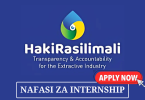 Internship Opportunity at HakiRasilimali February 2025