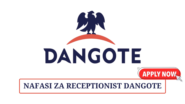 Receptionist / Secretary at Dangote February 2025