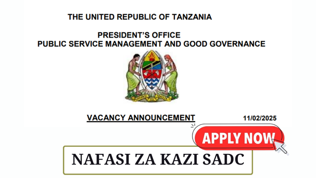 SADC Vacancies February 2025