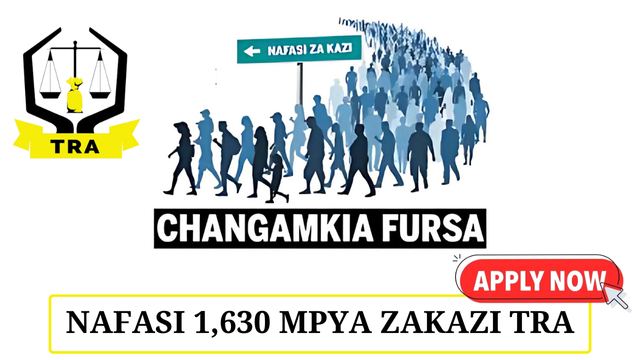 Tanzania Revenue Authority (TRA) Announces 1630 New Vacancies.