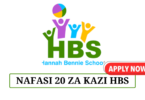 HBS 20 Vacancies March 2025