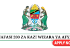 Ministry of Health (Wizara ya Afya) 200 Vacancies March 2025