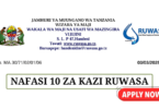 RUWASA 10 Vacancies March 2025