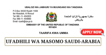 Saudi Arabia Scholarship for Tanzanian Students 2025