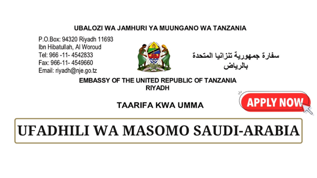 Saudi Arabia Scholarship for Tanzanian Students 2025